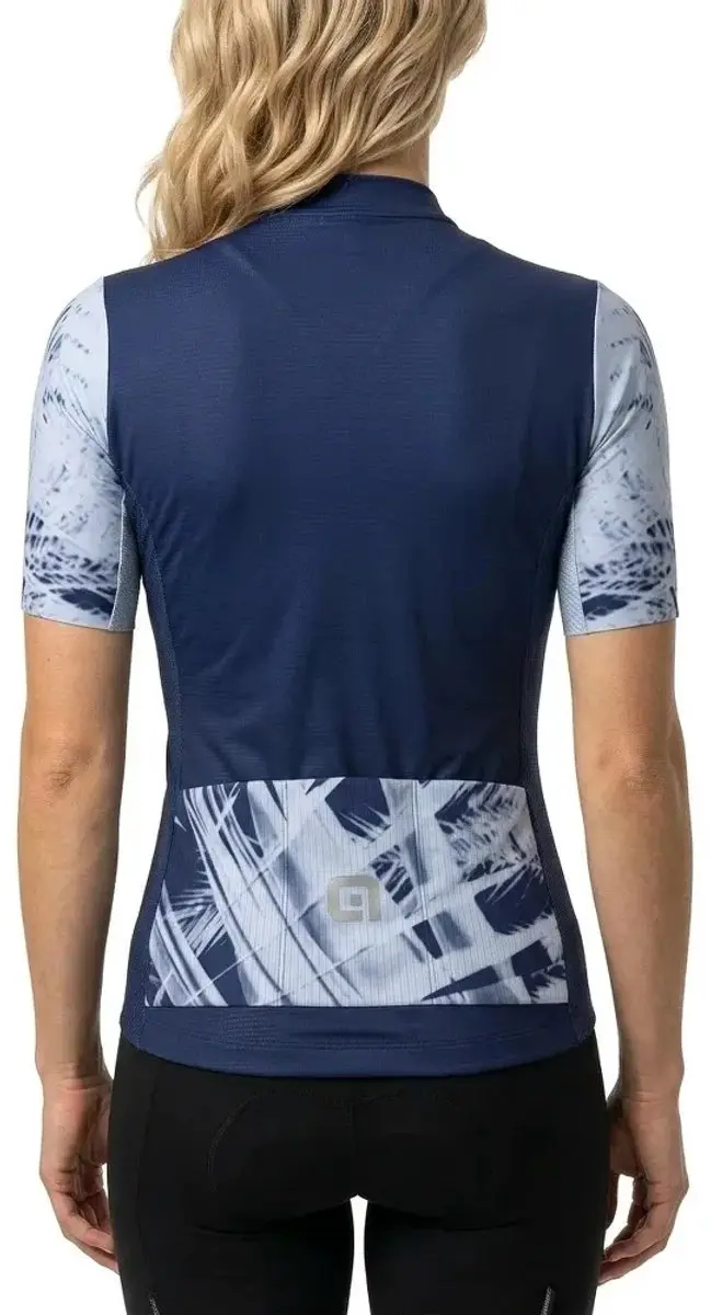 Alé PR-E Palm Korte Mouw Wielertrui Blauw - afbeelding 2 van 4