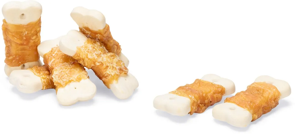 Beeztees Tasty Treats Cookie Wraps Kip - Kleine hondenkoekjes 200g