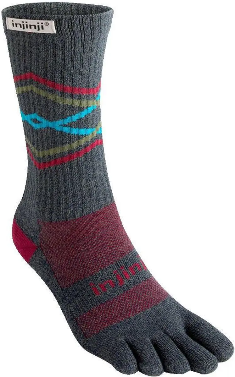 Injinji Trail Midweight Crew Teensokken - Granite - afbeelding 5 van 6