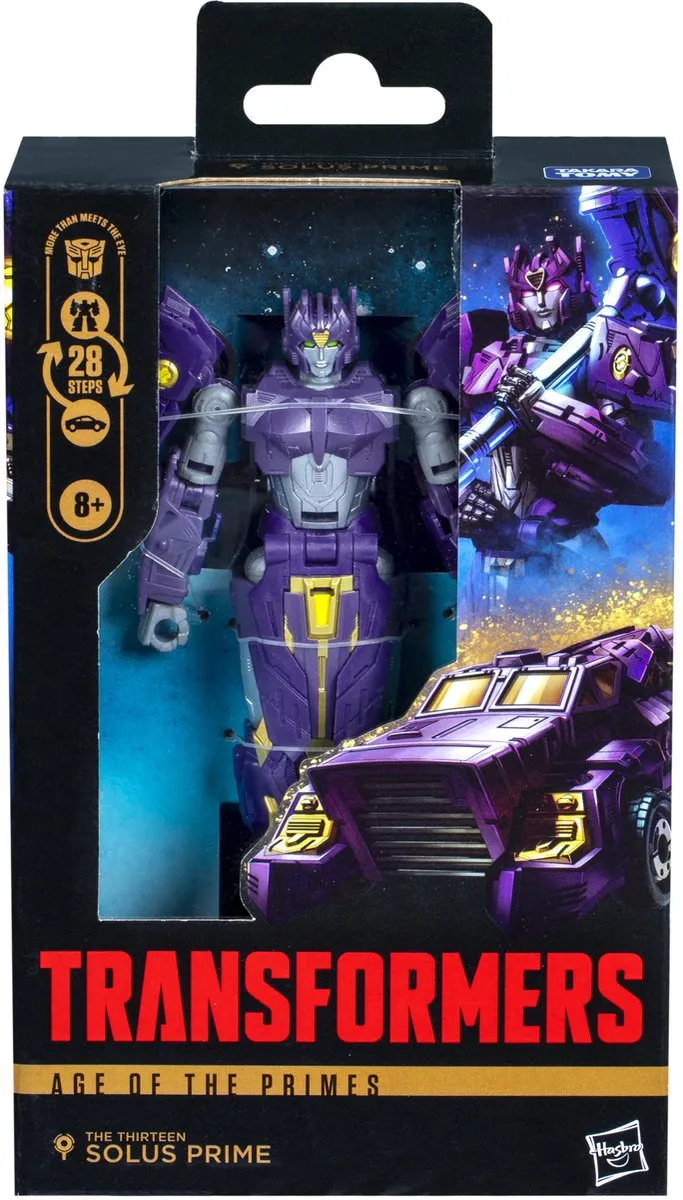 Transformers Age of the Primes Solus Prime Deluxe Action Figuur - 14cm - Multi