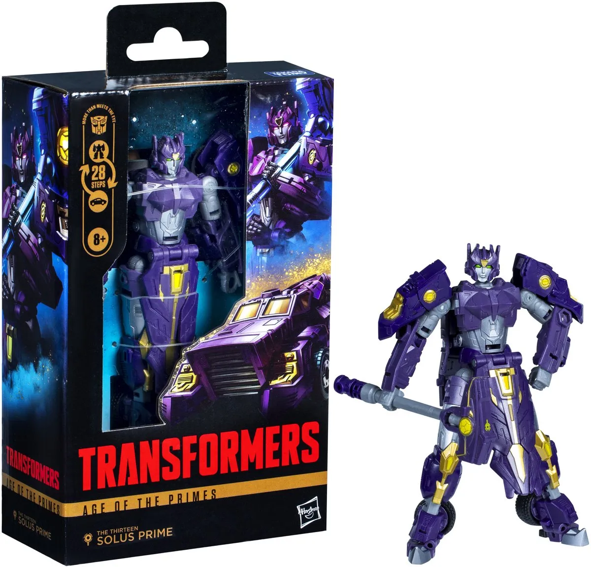 Transformers Age of the Primes Solus Prime Deluxe Action Figuur