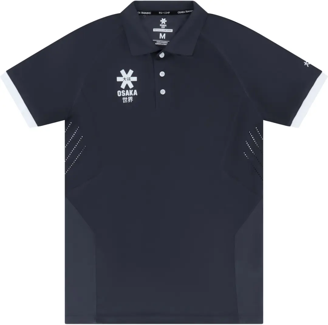 Osaka Men Polo Jersey Zwart