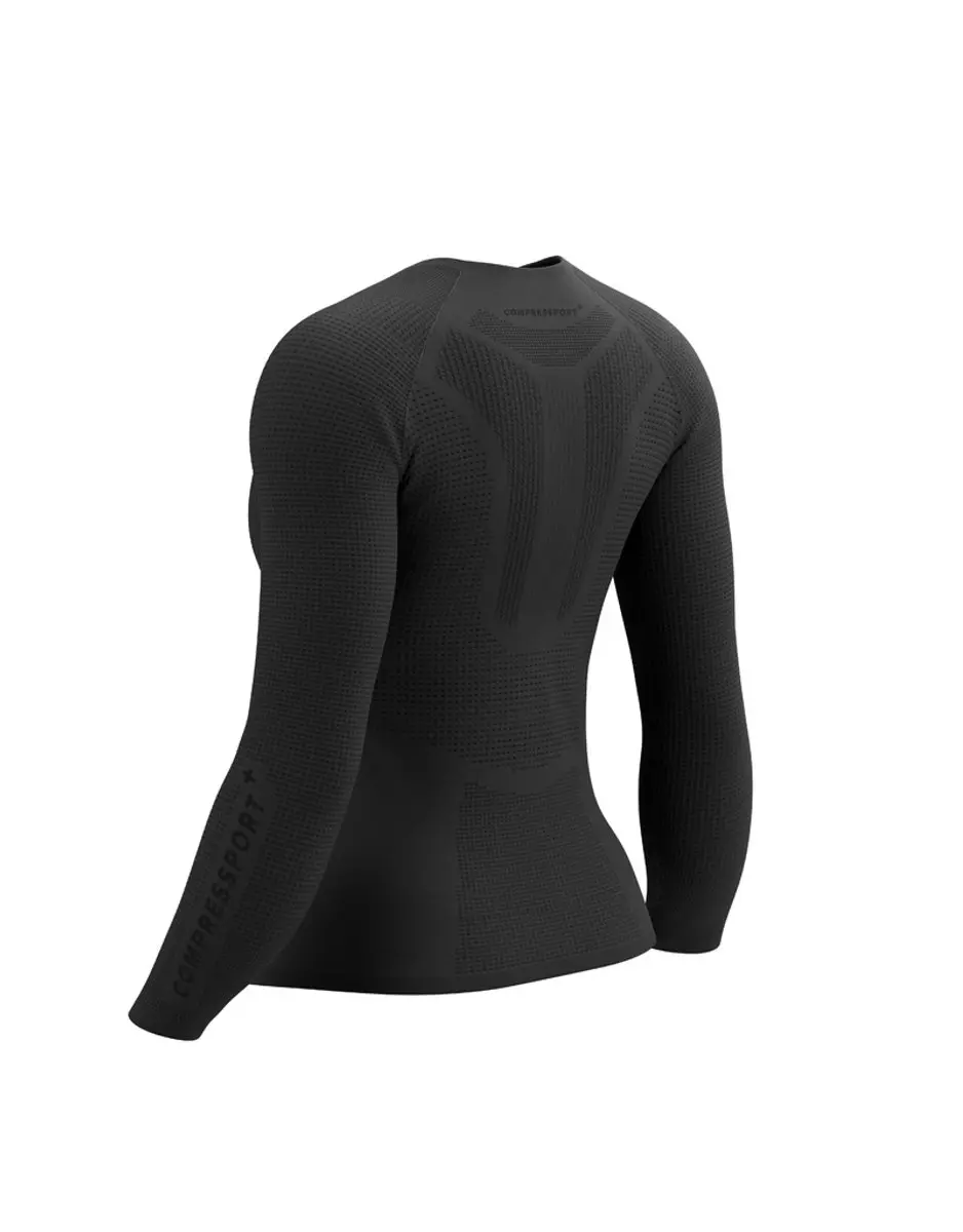 Compressport On/Off Baselayer Shirt Dames - Zwart - afbeelding 2 van 6