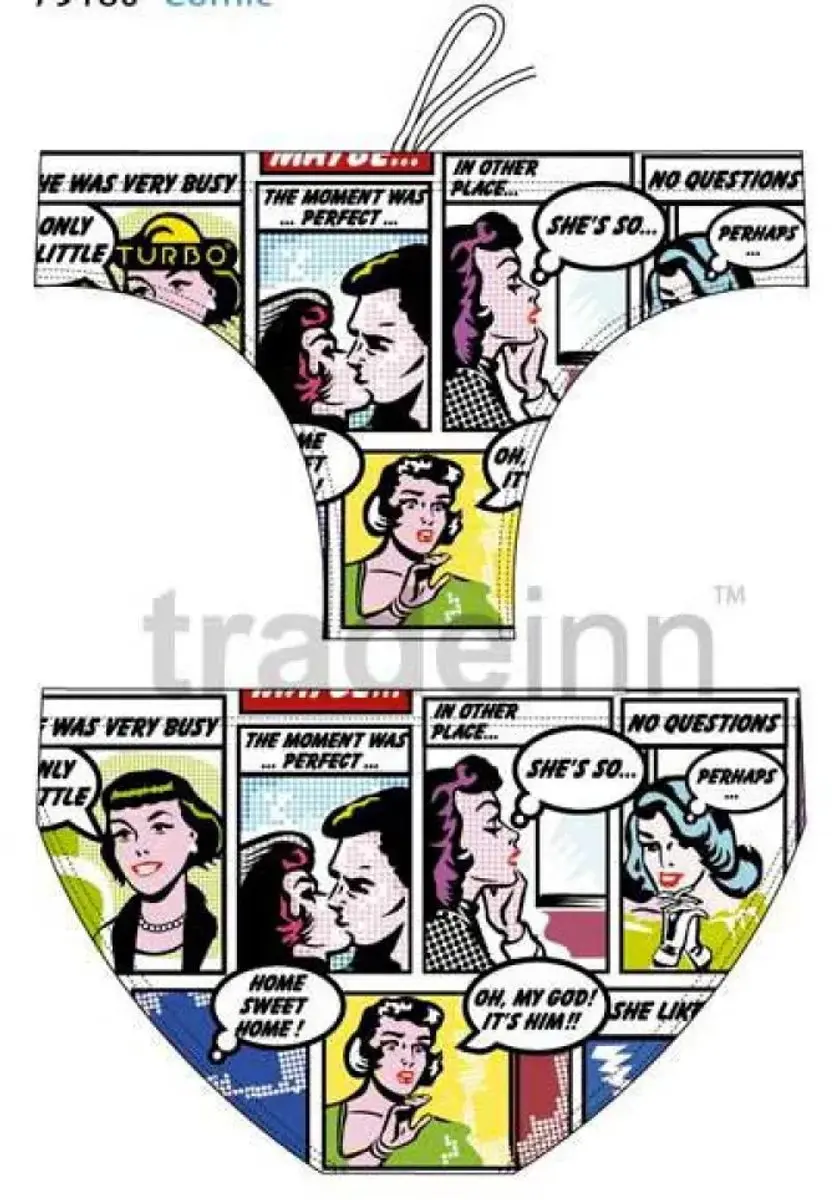 Turbo Comic Zwemslip Veelkleurig M Man - afbeelding 3 van 6