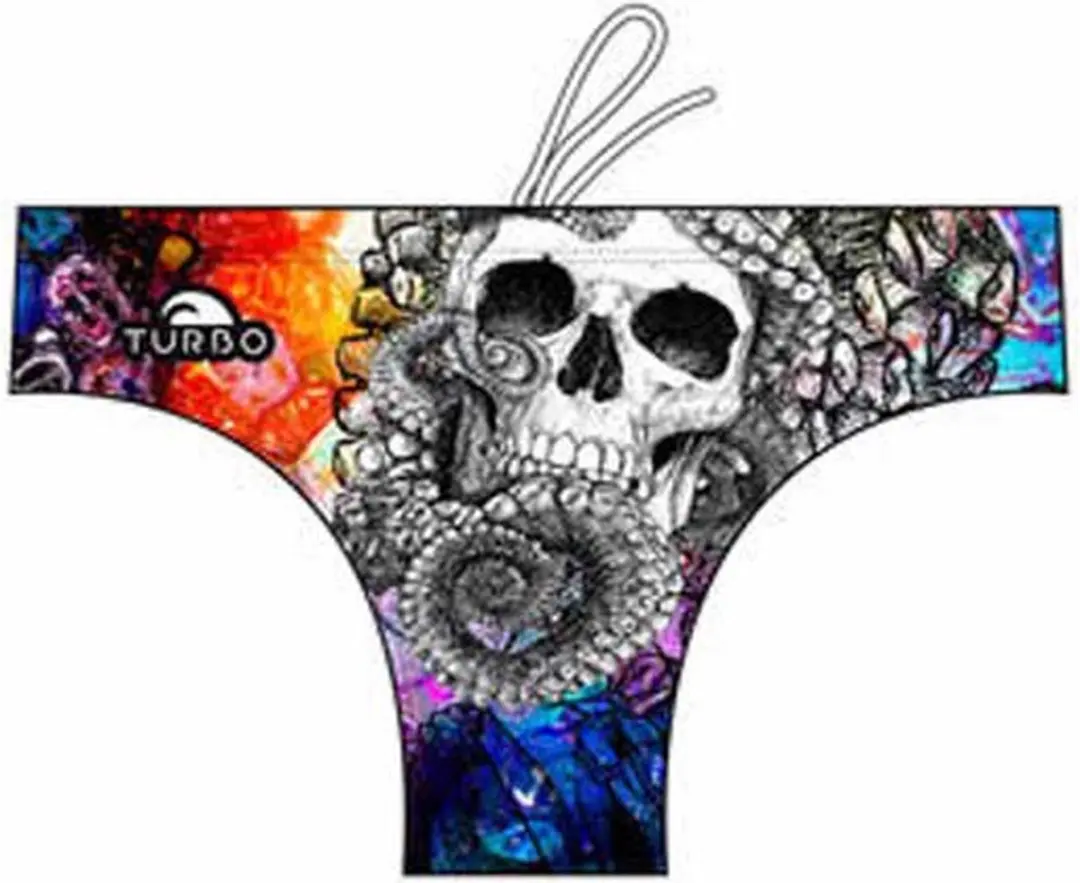 Turbo Octopus Skull Zwemslip Veelkleurig 3XL Man
