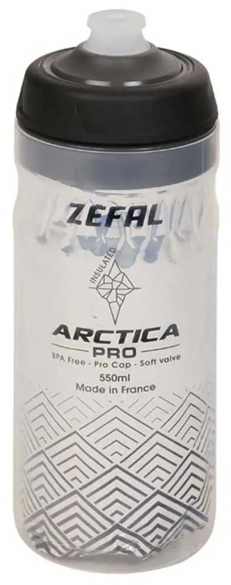 Zefal Arctica Pro 55 Isothermische Fles 550ml - Zilver/Zwart - afbeelding 2 van 2