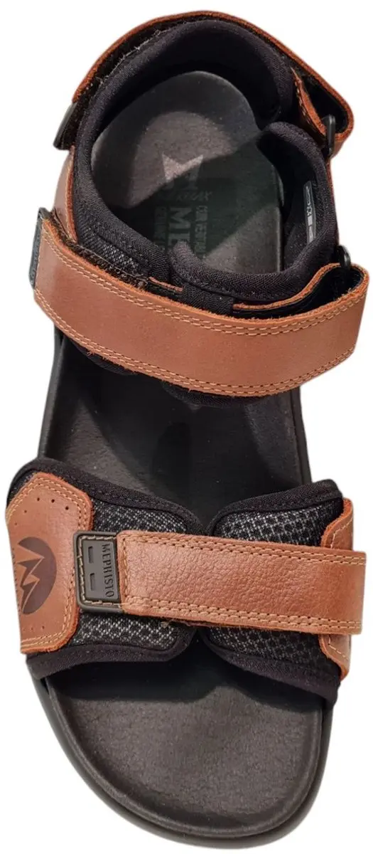Mephisto Tito Heren Sandalen - Bruin - afbeelding 2 van 6