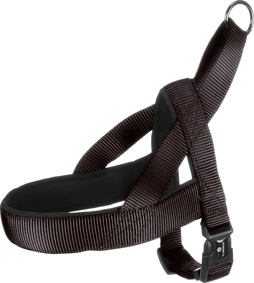 Flamingo Abbi Noors Harnas Honden Zwart XS 35-42cm
