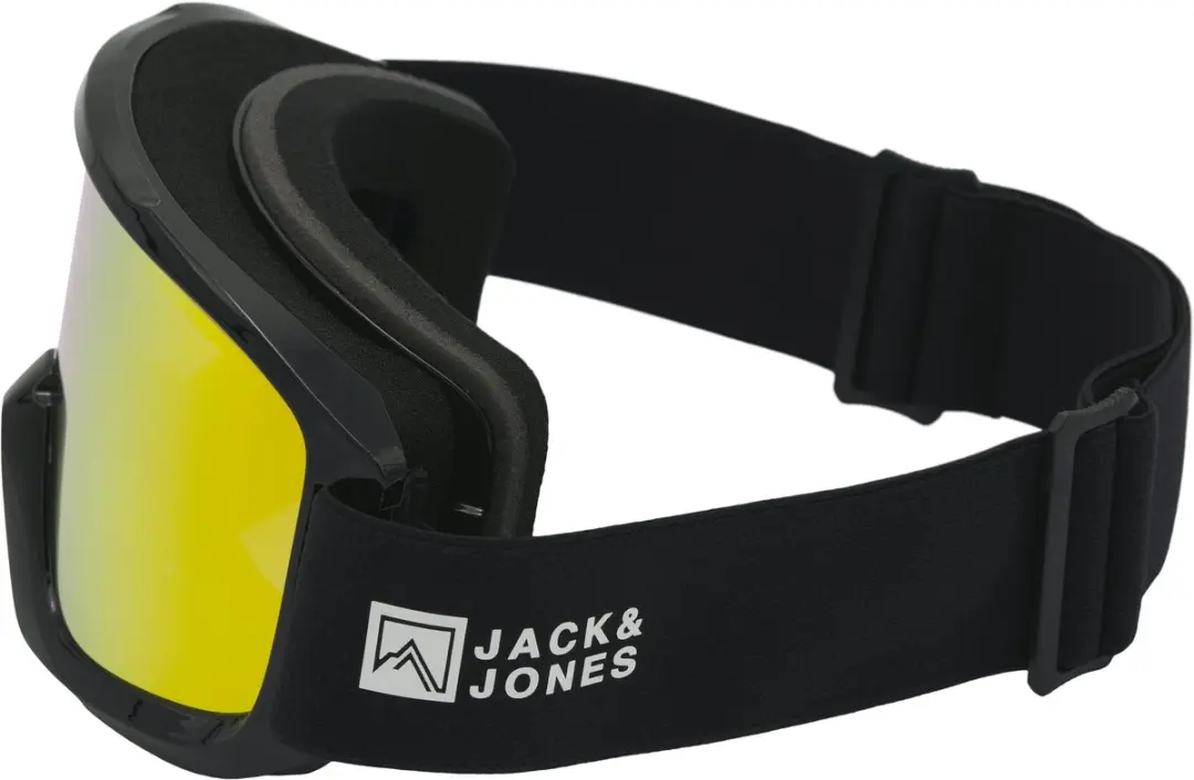 Jack & Jones Heren Skibril/Snowboardbril JACOSLO Zwart/Oranje