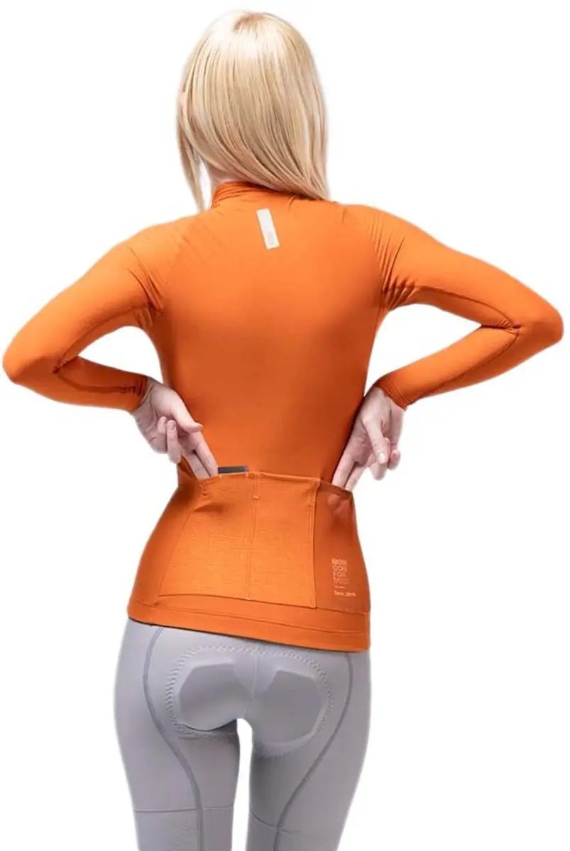 Gobik Pacer Solid 2.0 Dames Fietsshirt - Oranje - L - afbeelding 2 van 6