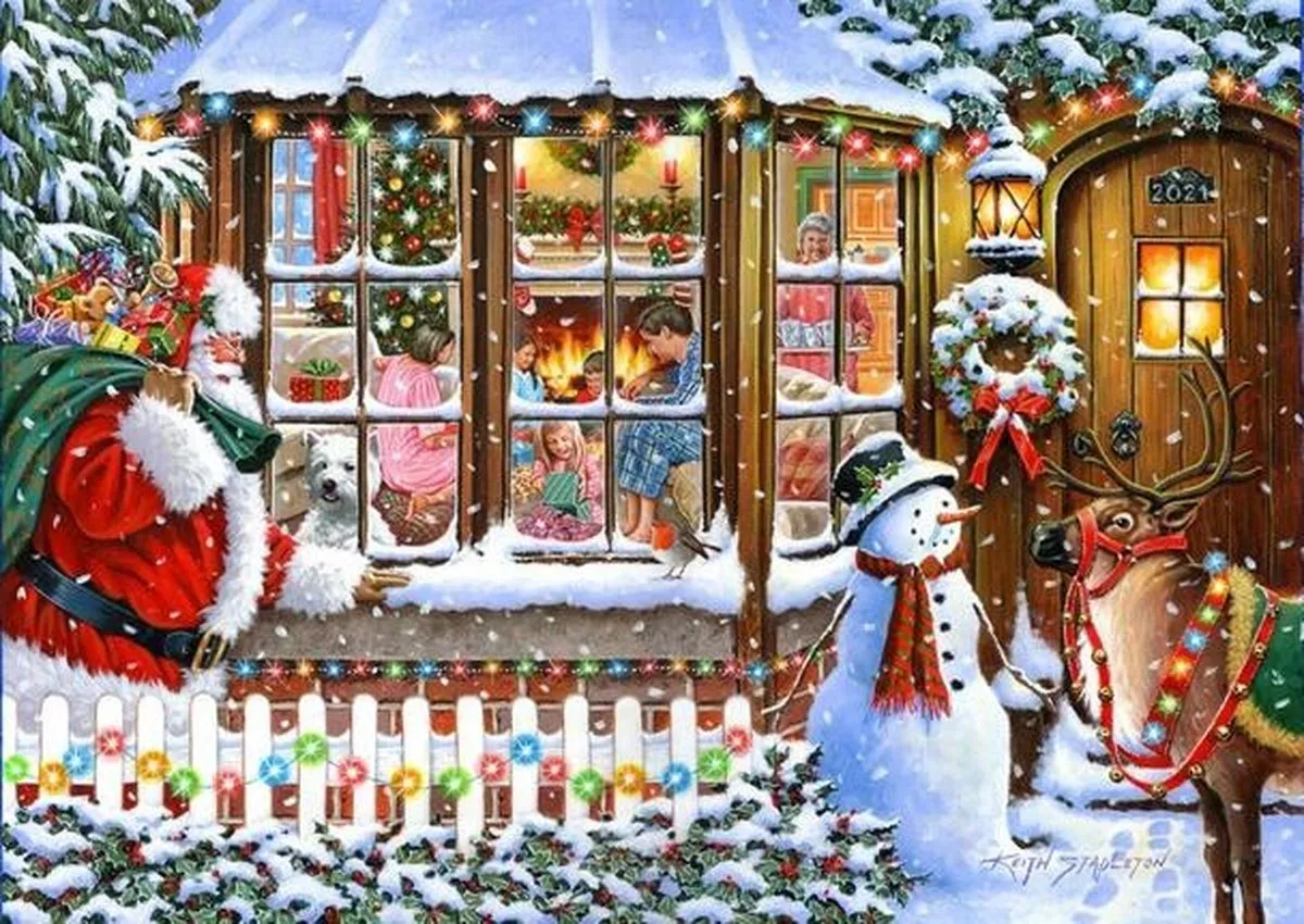 House Of Puzzles No.16 With Love From Santa Puzzel 1000 Stuks