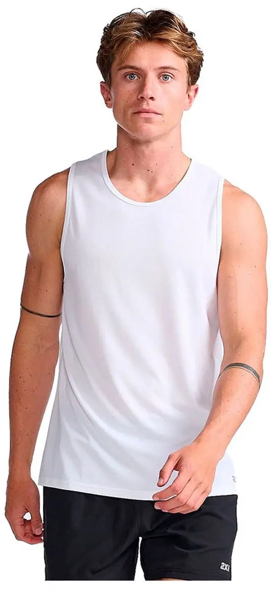 2xu Aero Mouwloos T-shirt Wit XL Man