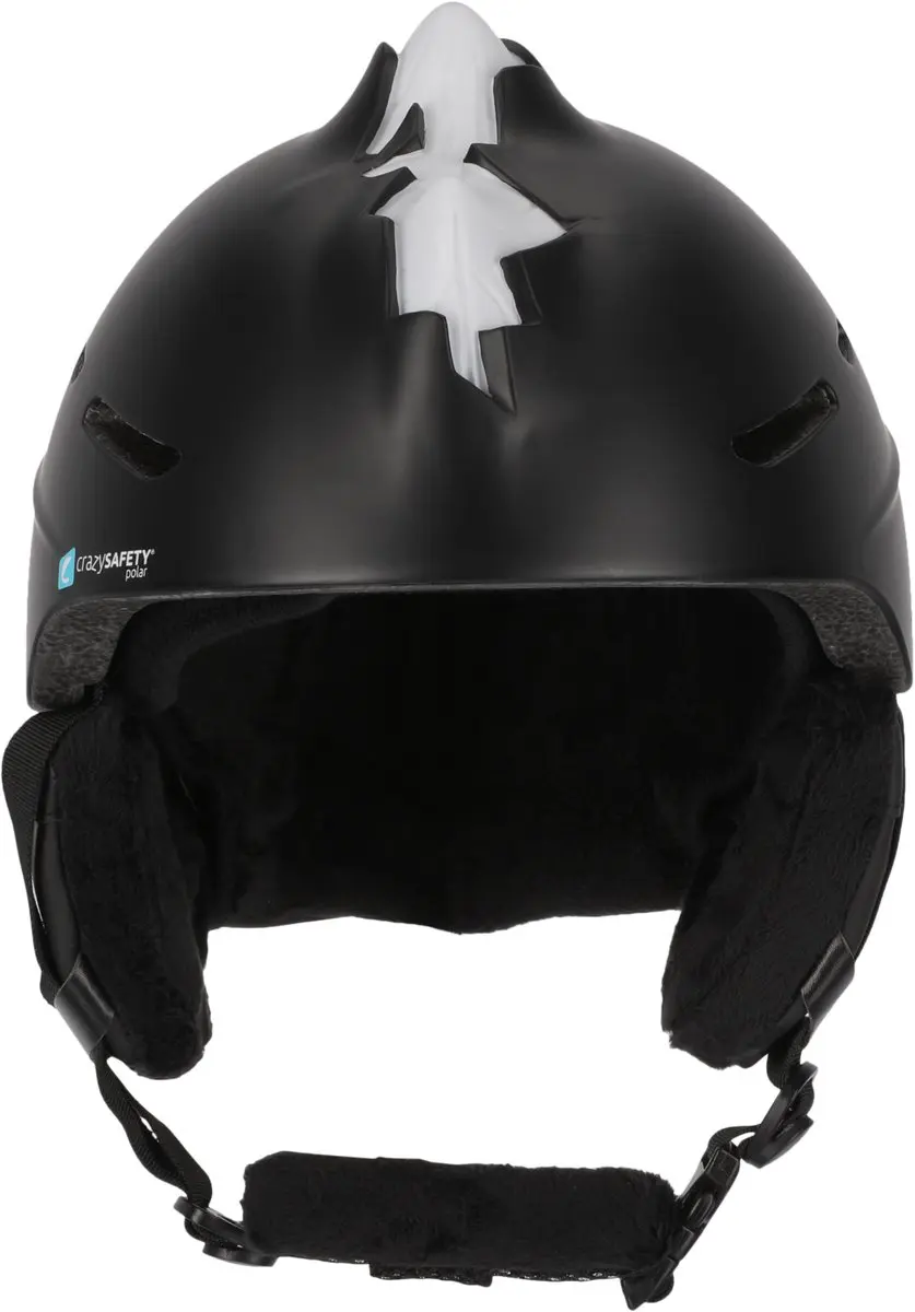 Skihelm voor Kinderen en Volwassenen| Matzwart| Crazy Safety|EN1077 Certificatie - afbeelding 2 van 6