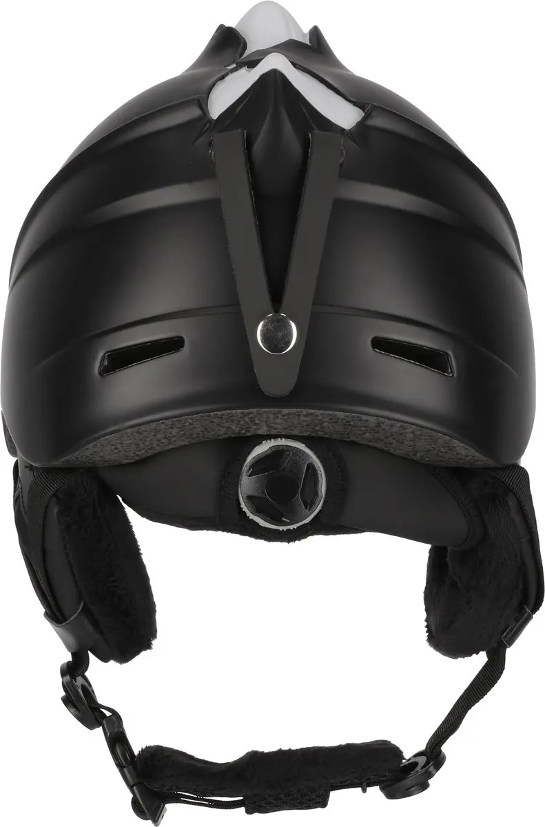 Skihelm voor Kinderen en Volwassenen| Matzwart| Crazy Safety|EN1077 Certificatie - afbeelding 5 van 6