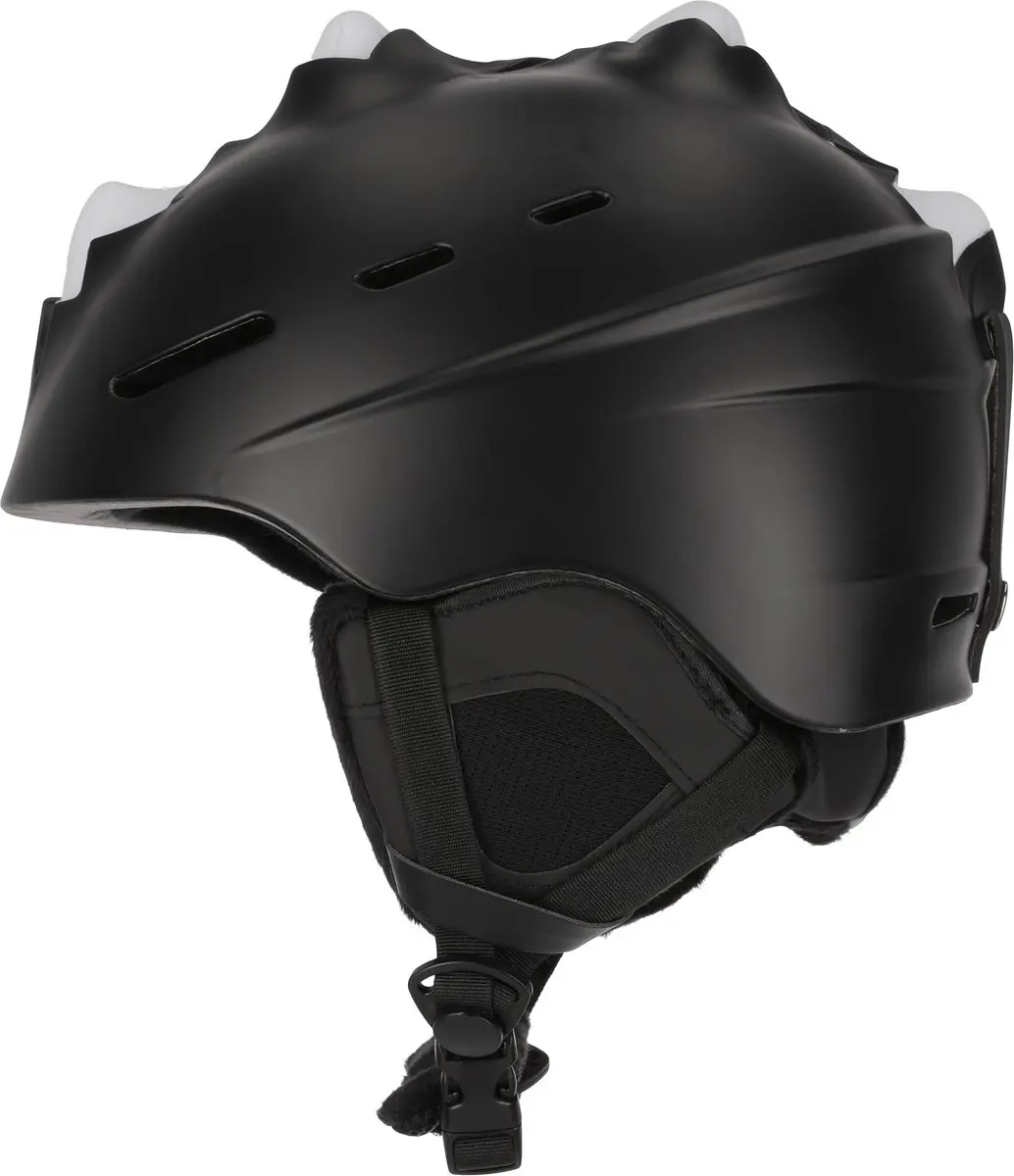 Skihelm voor Kinderen en Volwassenen| Matzwart| Crazy Safety|EN1077 Certificatie - afbeelding 3 van 6