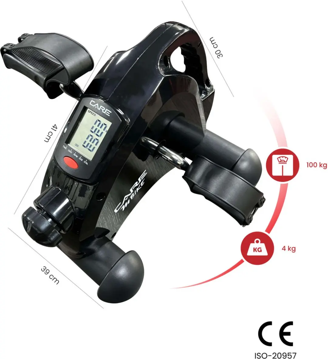 Care Fitness M-Bike Mini Fietstrainer - Zwart - afbeelding 3 van 6