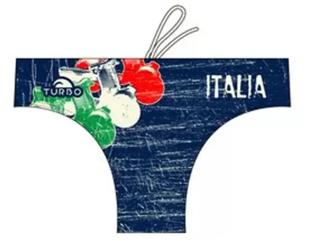 Turbo Italy Moto 2014 Zwemslip Blauw 3XL Man
