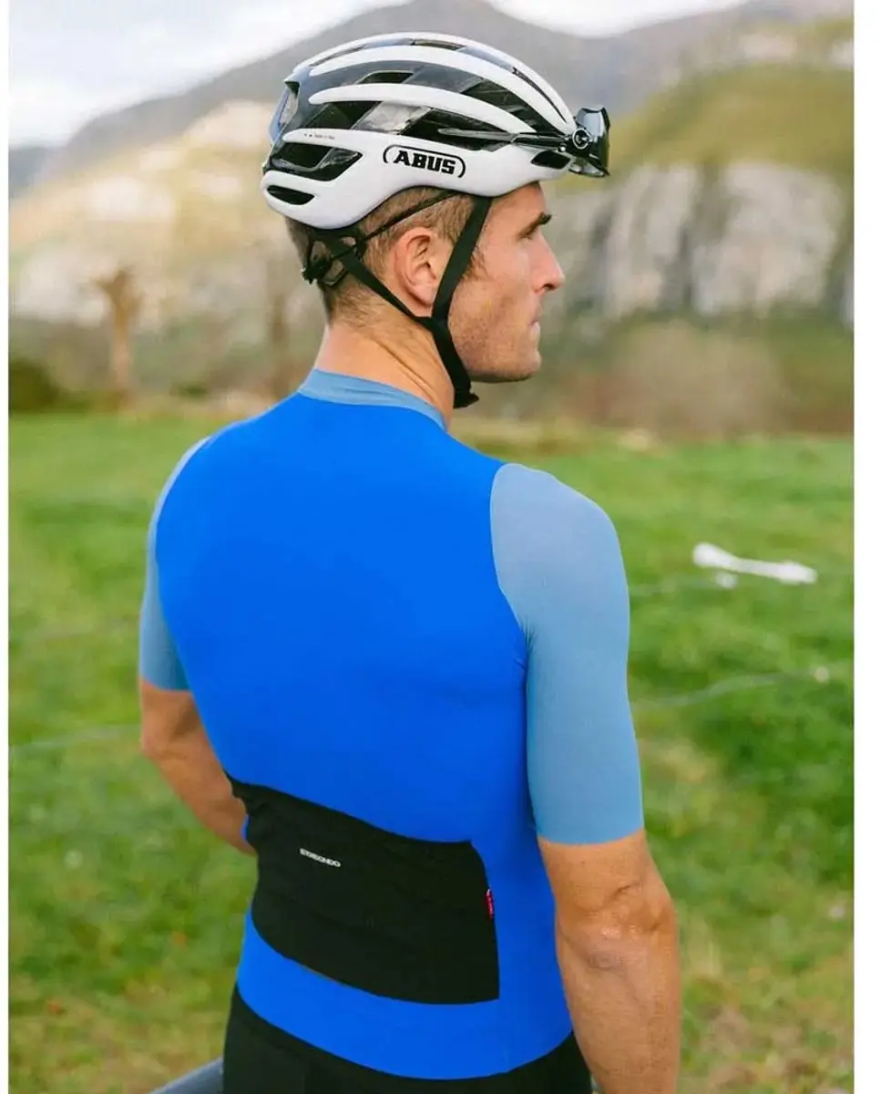 Etxeondo Alde 110 Colour Edition Wielertrui Korte Mouw - Blauw - afbeelding 3 van 4
