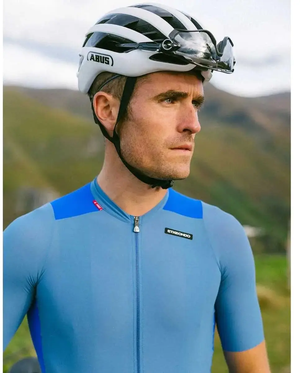 Etxeondo Alde 110 Colour Edition Wielertrui Korte Mouw - Blauw - afbeelding 4 van 4