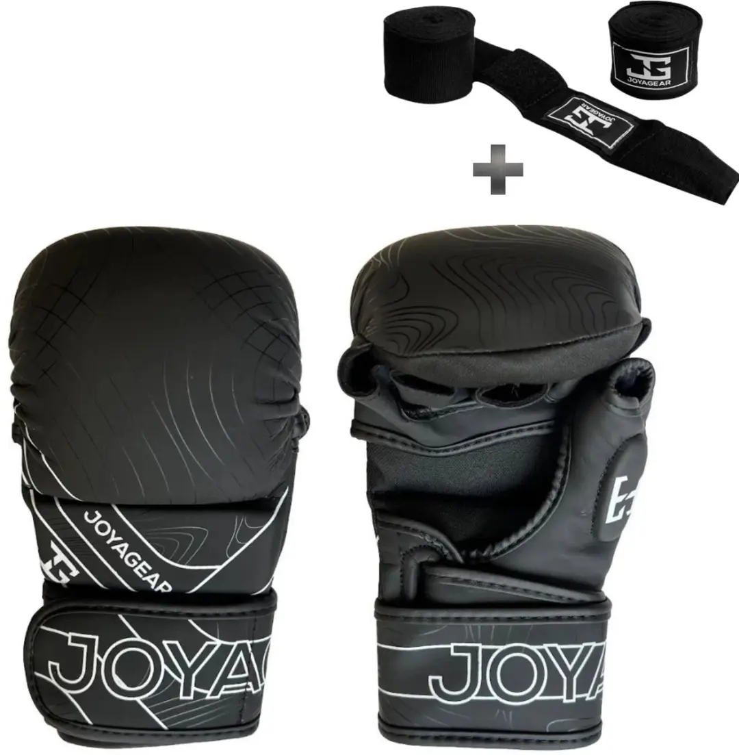 Joyagear Essential MMA Sparring Handschoenen Zwart/Wit