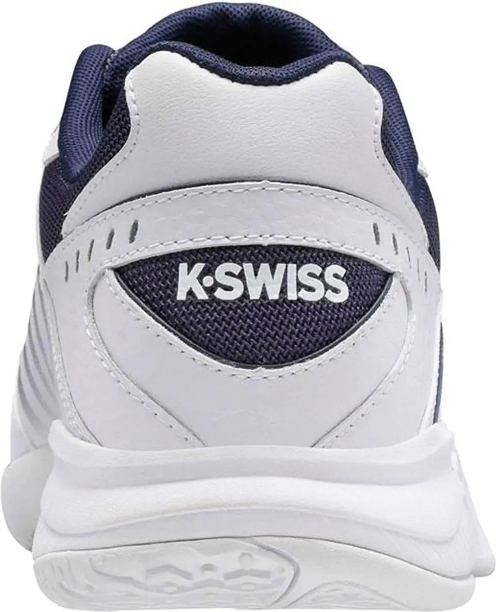 K-Swiss Receiver V Omni Tennisschoenen - Wit/Navy/Zilver - afbeelding 4 van 6