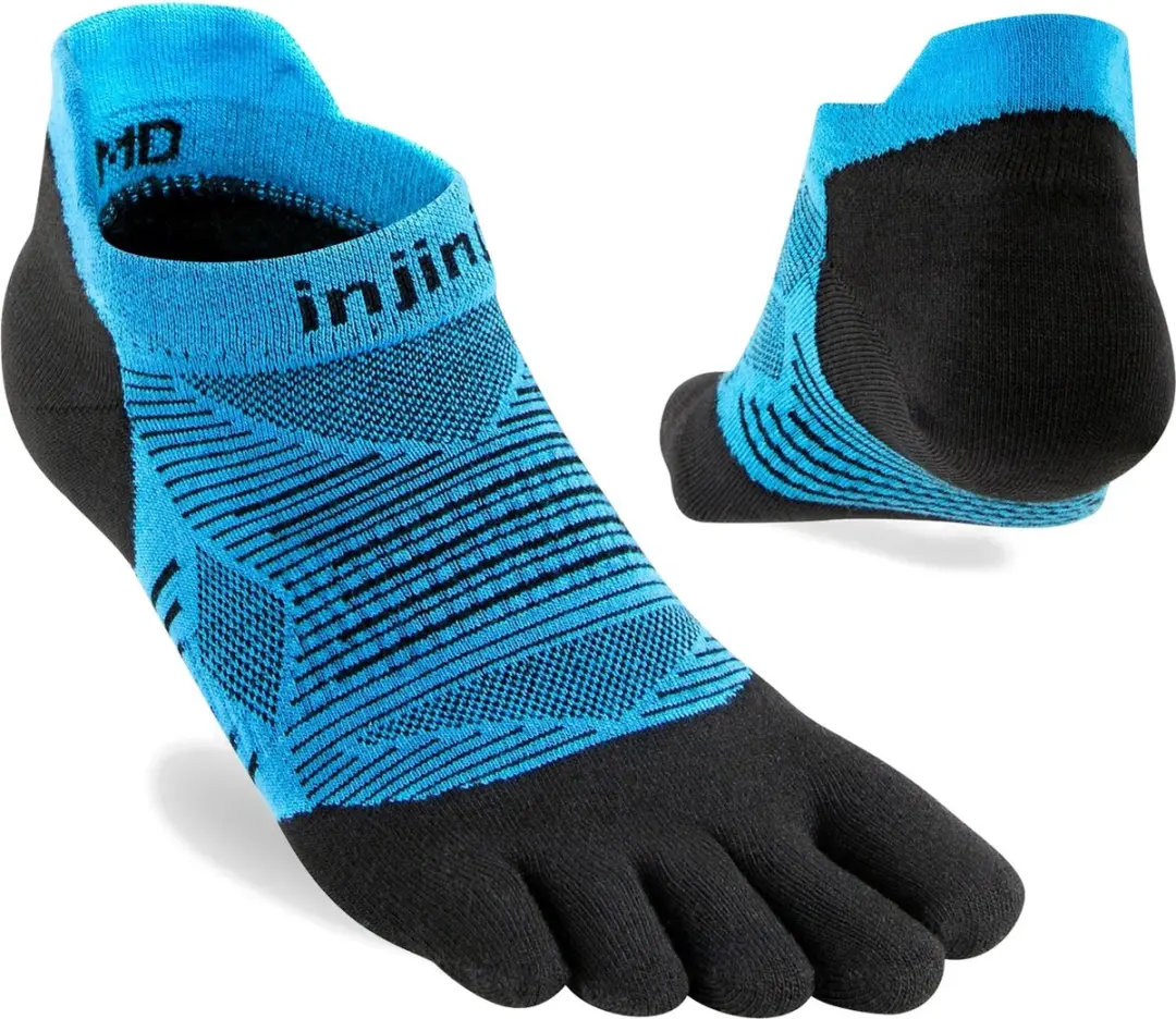Injinji Original Weight No Show Sokken - Zwart - 37-40 - afbeelding 3 van 4