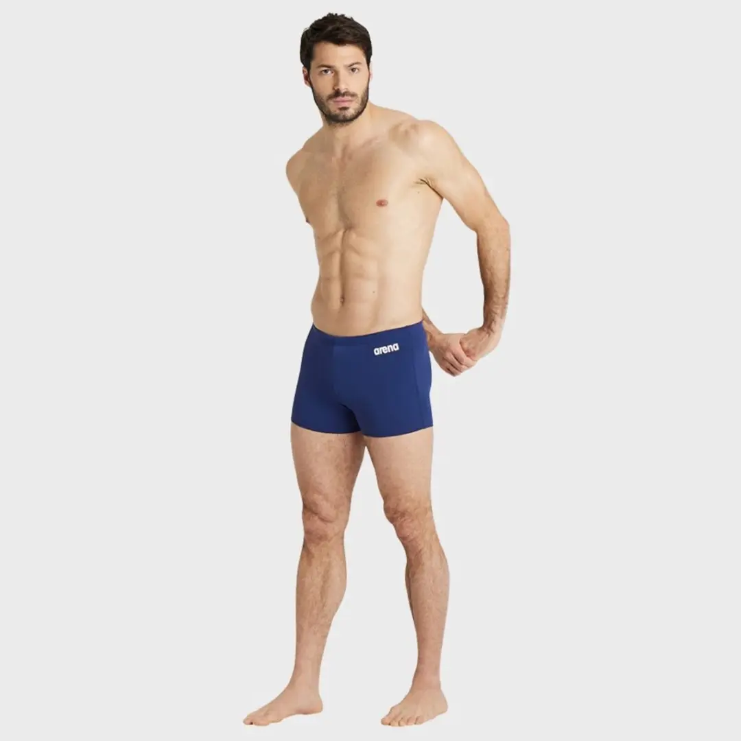 Arena M Team Swim Short Solid - Navy/Wit - afbeelding 2 van 6