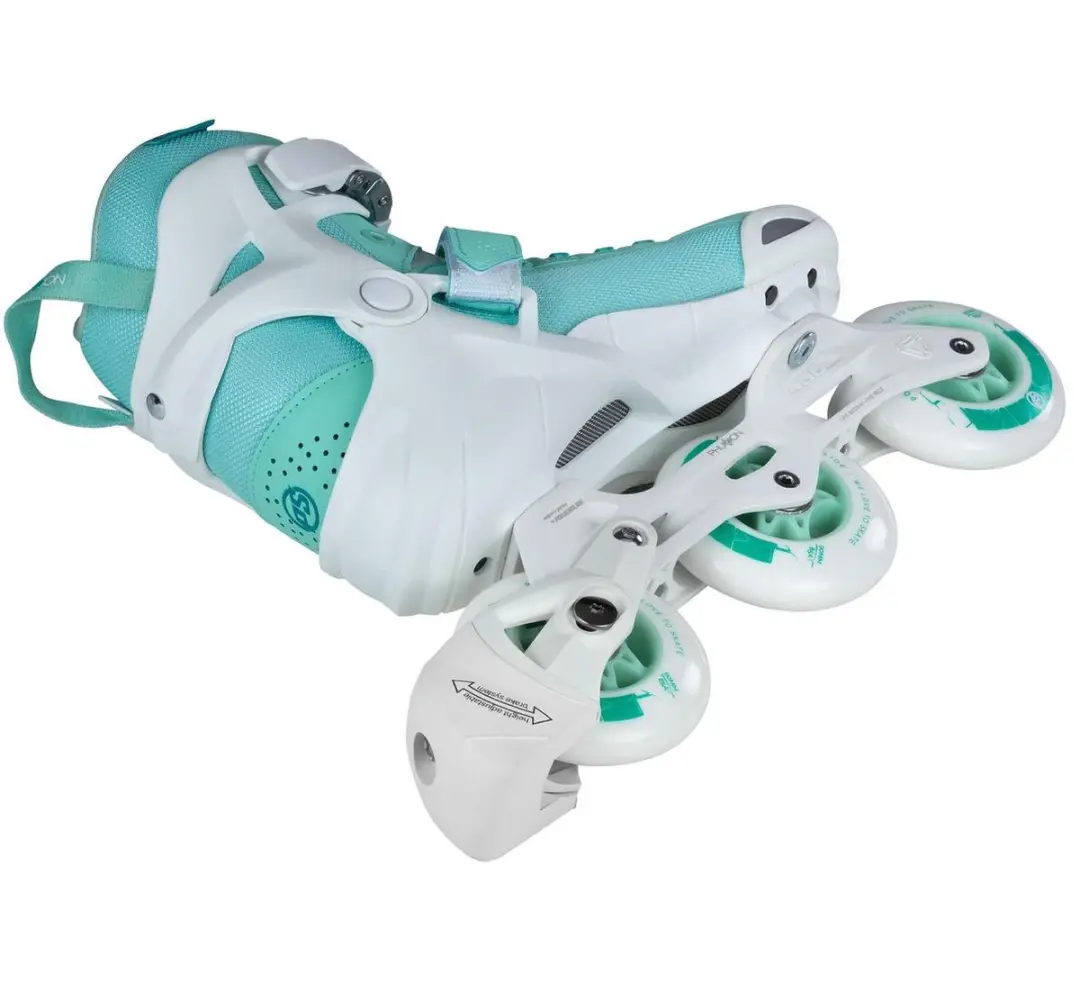 Powerslide Inlineskates Dames - Maat 38 - Lichtblauw/Wit - afbeelding 6 van 6