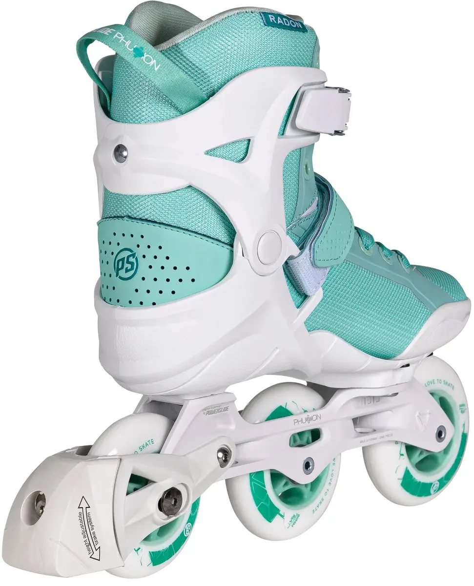 Powerslide Inlineskates Dames - Maat 38 - Lichtblauw/Wit - afbeelding 3 van 6