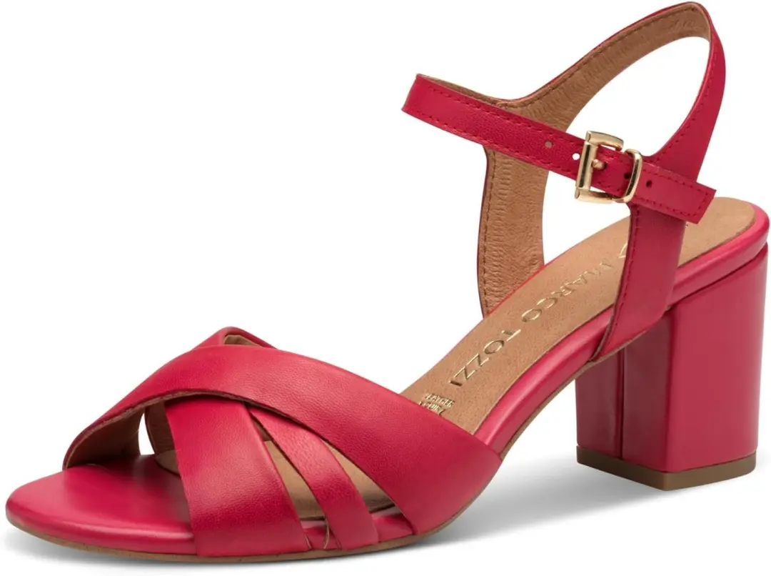 Marco Tozzi Dames Sandalen 2-28327-44 Roze Leer