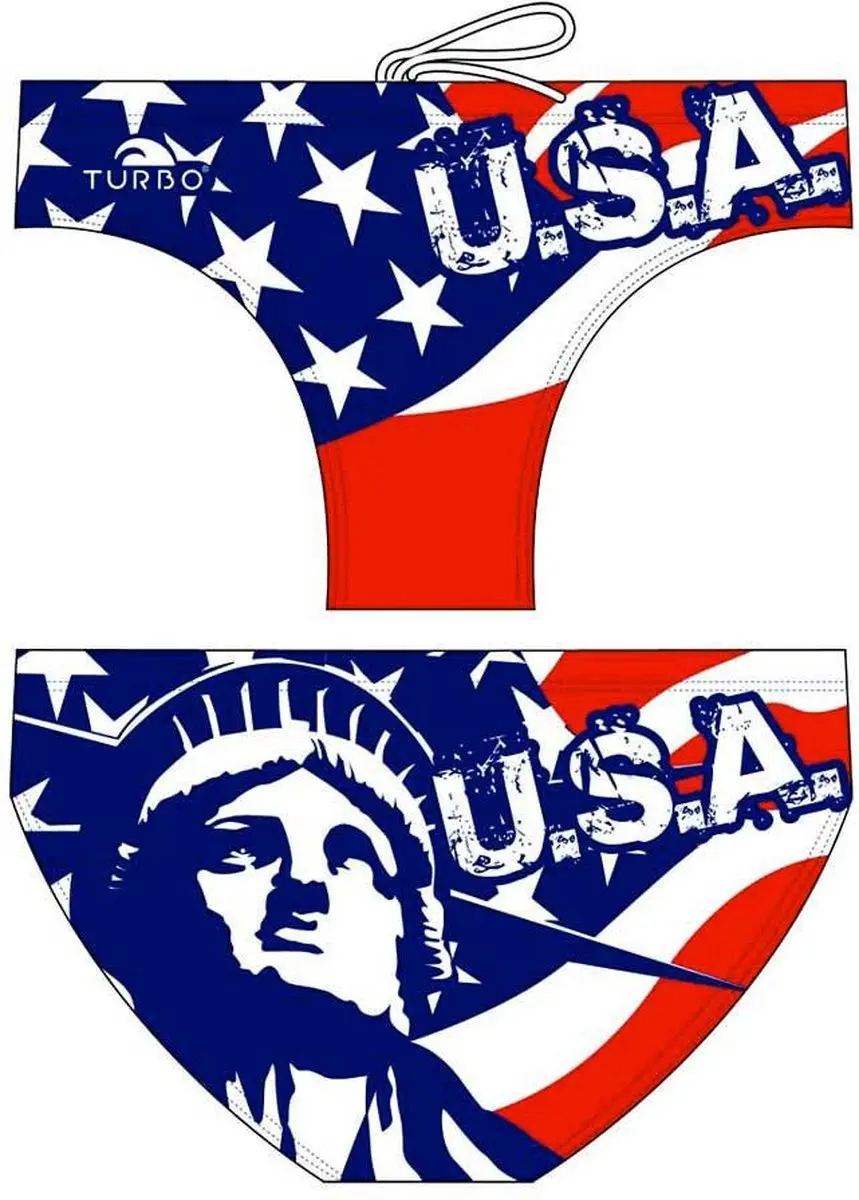 Turbo Liberty Usa Zwemslip Veelkleurig 3XL Man