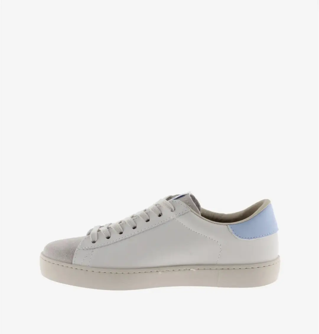 Victoria Berlin Dames Sportschoenen Bont en Suède - Blauw - afbeelding 4 van 6