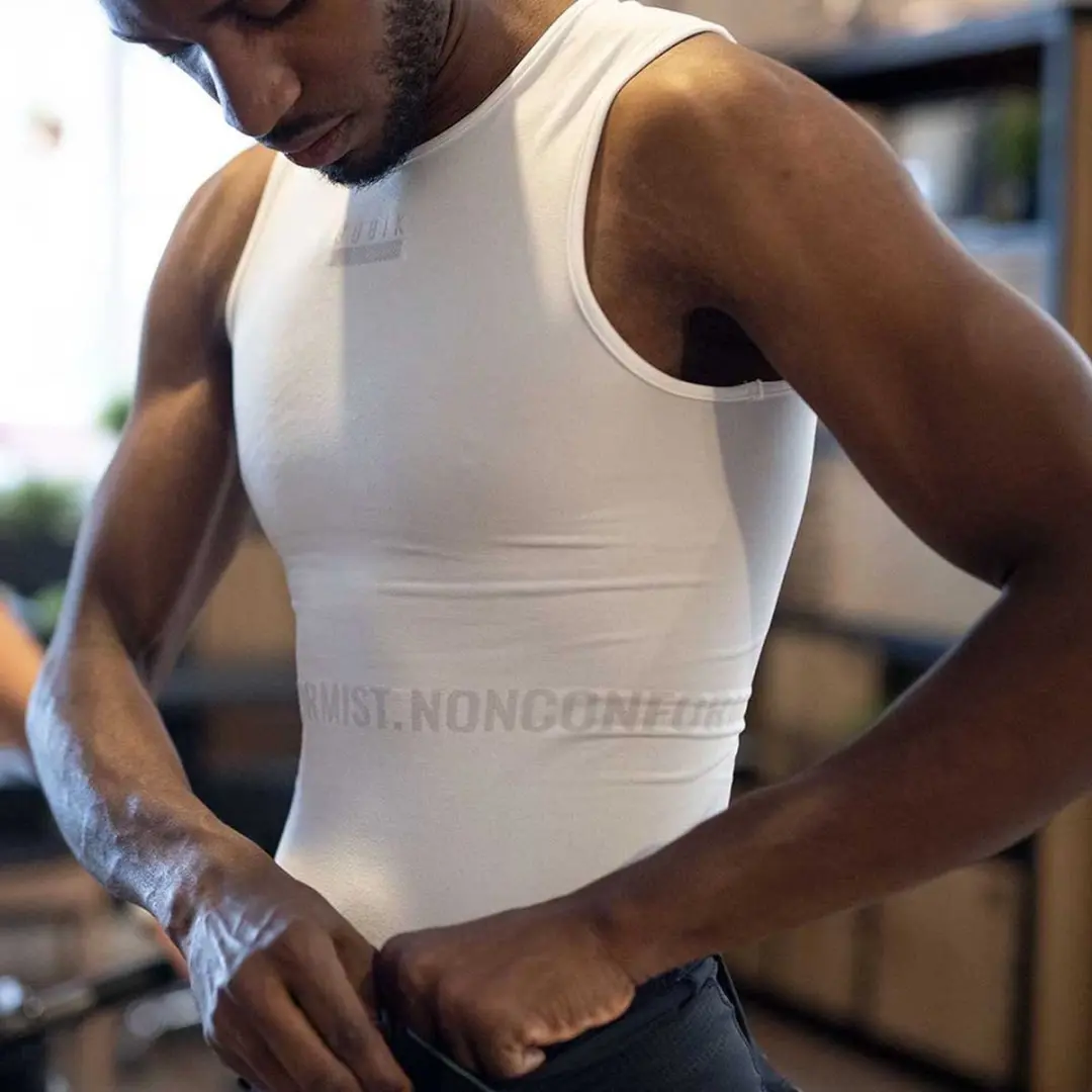 Gobik Limber Skin Mouwloos Basislaag - Wit - L/XL - afbeelding 4 van 6