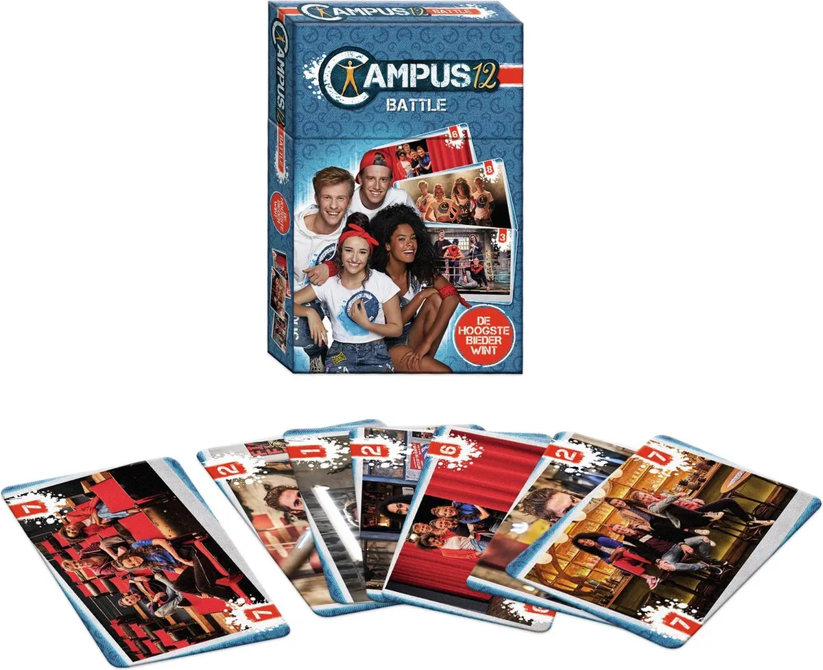 Studio 100 Campus 12 Kaartspel - Blauw