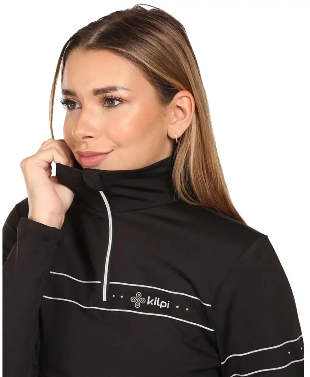 Kilpi Leema-W Dames Thermoshirt - Zwart - 38 - afbeelding 3 van 3