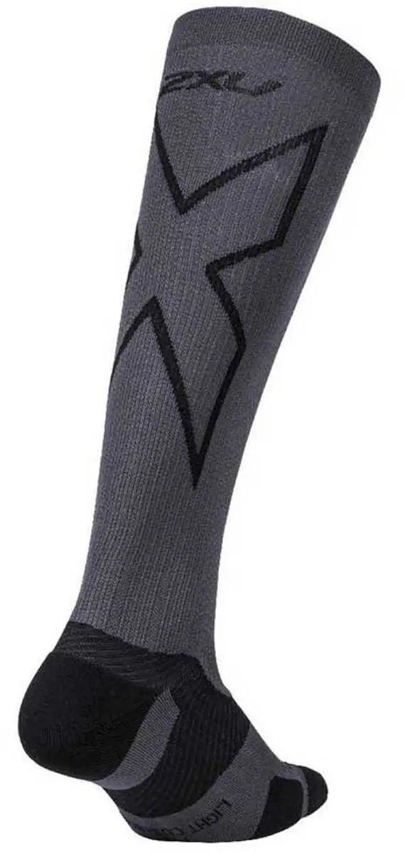 2XU Vectr Light Cushion Lange Sokken - EU 38-41 - afbeelding 2 van 4