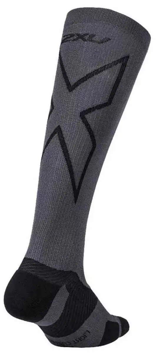 2XU Vectr Light Cushion Lange Sokken - EU 38-41 - afbeelding 3 van 4