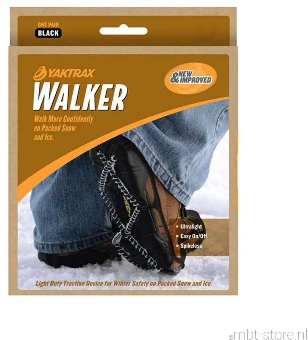 Yaktrax Walker Sneeuwgripzolen - Zwart - 44-46 - afbeelding 5 van 5
