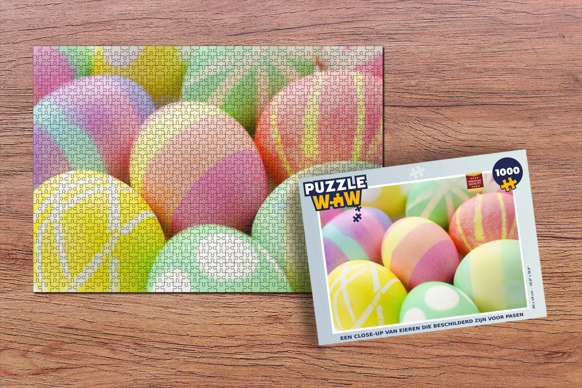 PuzzleWow Pasen Legpuzzel 1000 Stuks - Multicolor
