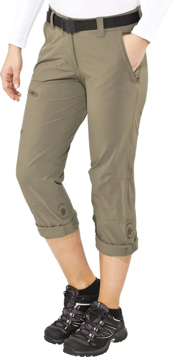 Maier Sports Lulaka lange broek Dames Full Zip, Short bruin Maat 38-kort - afbeelding 5 van 6