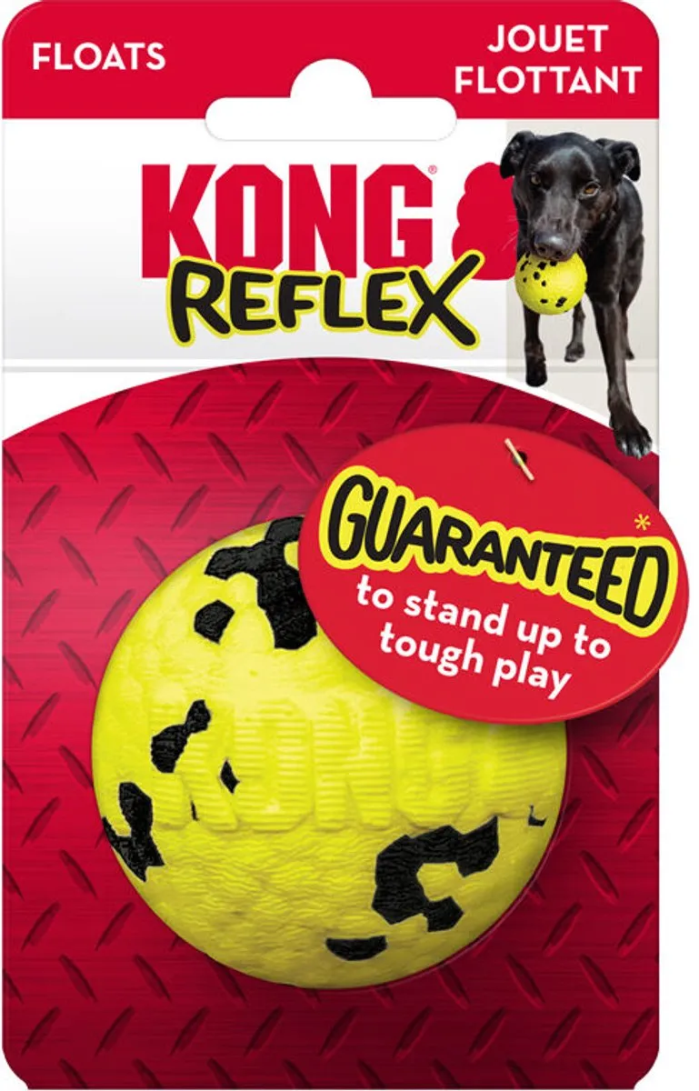 KONG Reflex Bal - L - Geel