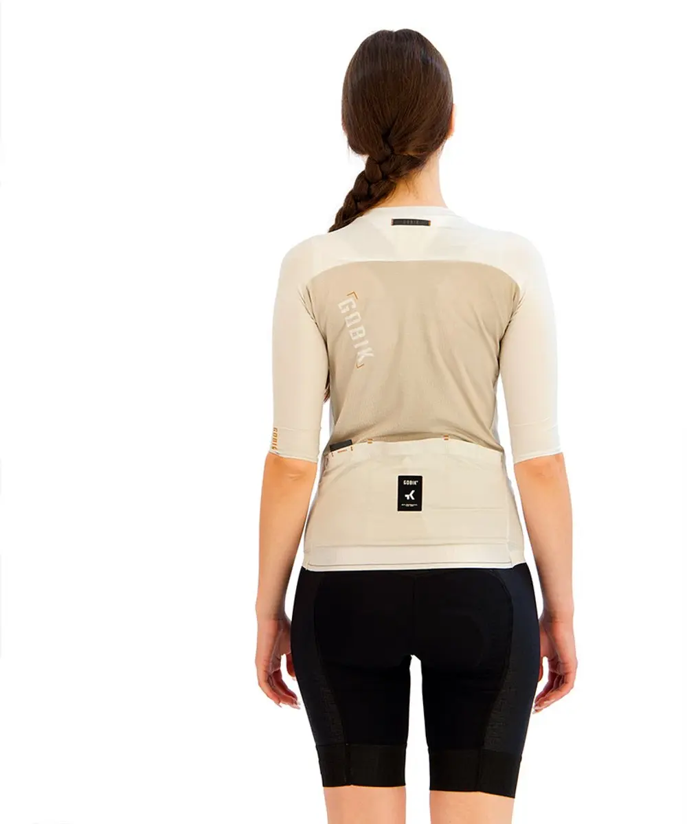 Gobik Infinity Wielertrui Korte Mouw - Wit - XL - afbeelding 2 van 6