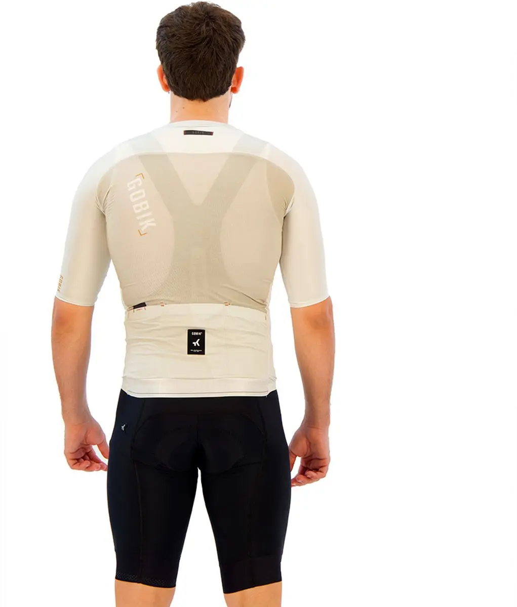 Gobik Infinity Wielertrui Korte Mouw - Wit - XL - afbeelding 5 van 6