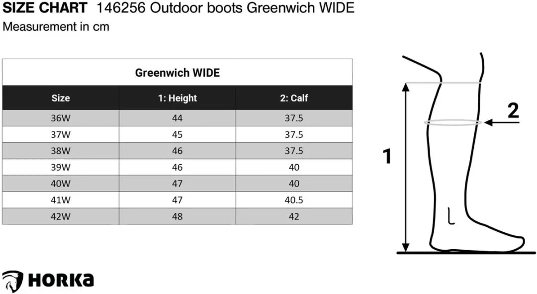 Horka Outdoor Laars Greenwich Wide - Blauw - 42 - afbeelding 5 van 6