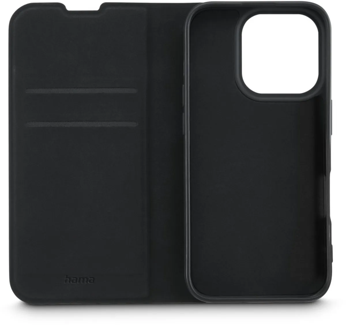 Hama Hoesje iPhone 16 Pro - 2 Pasjes - Zwart
