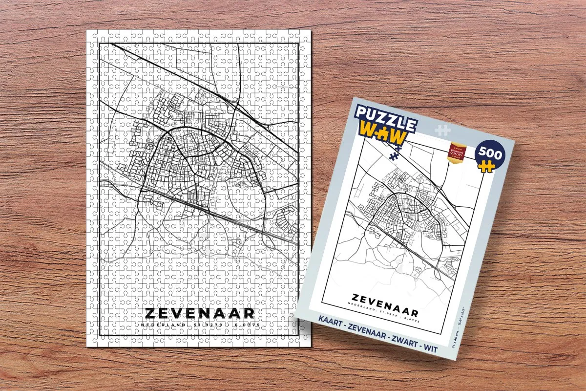 PuzzleWow Zevenaar Puzzel 500 Stuks - Multicolor