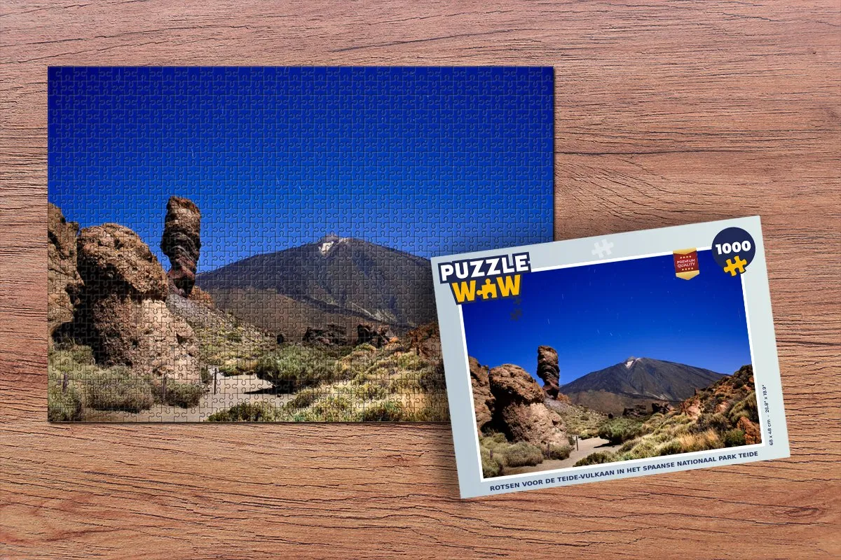 PuzzleWow Teide-vulkaan Legpuzzel 1000 Stuks