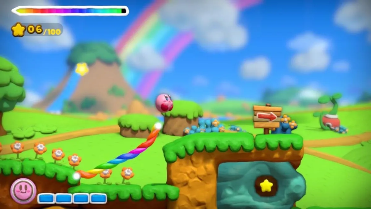 Nintendo Kirby and the Rainbow Paintbrush Wii U