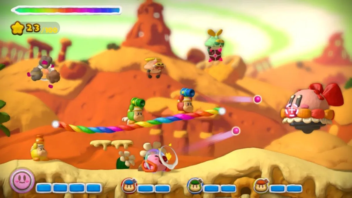 Nintendo Kirby and the Rainbow Paintbrush Wii U