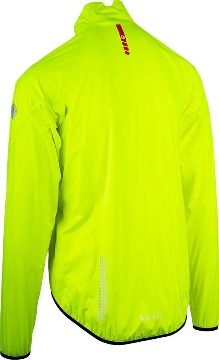 Wowow Raceviz De Muur Regenjas - Geel - M - afbeelding 2 van 2